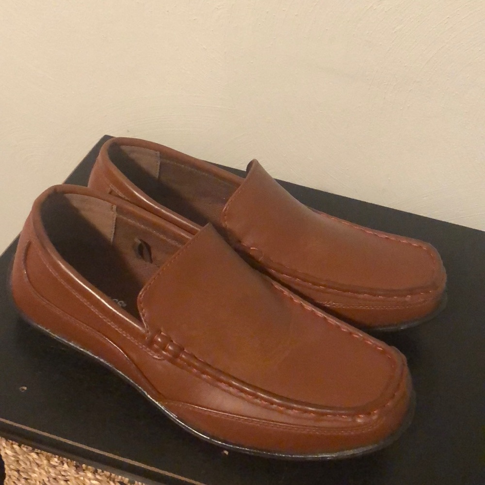 Deer stag boys youth loafers